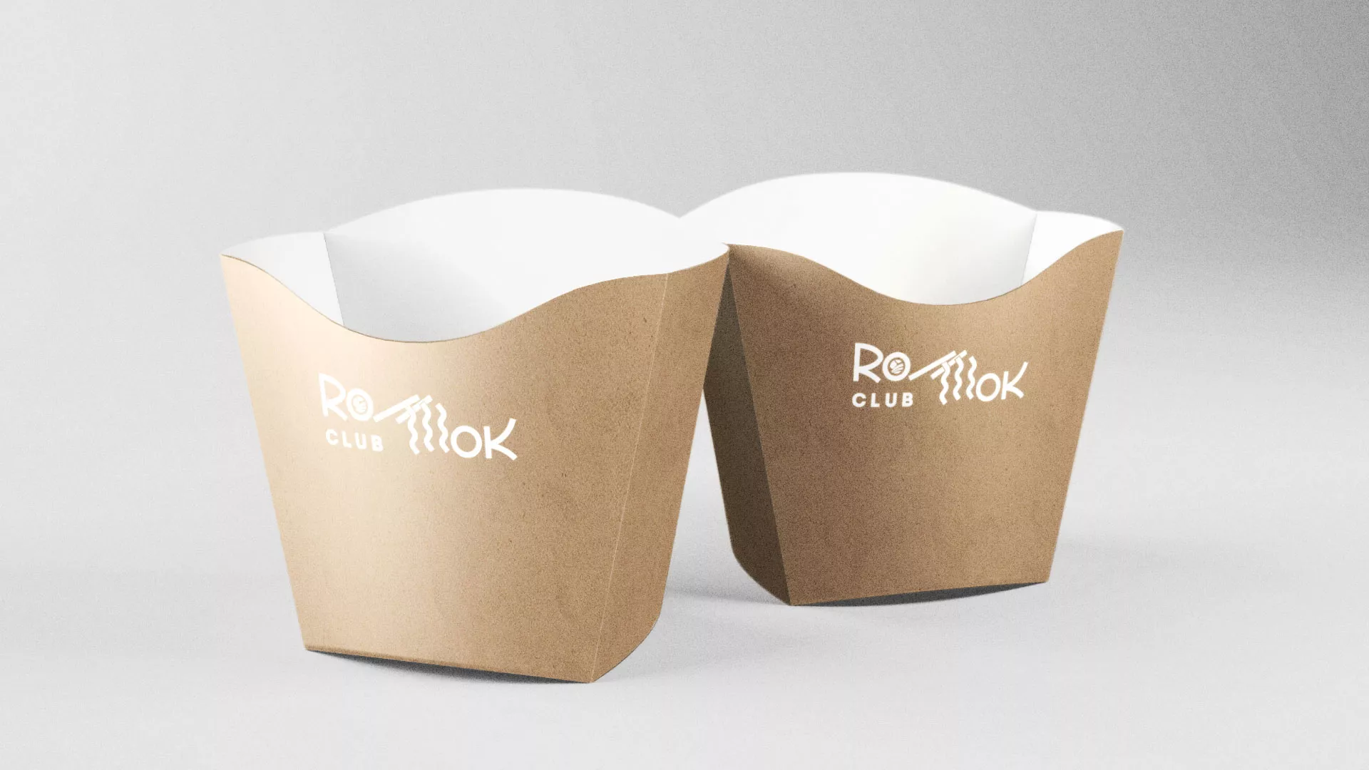 Создание логотипа суши-бара «Roll Wok Club» в Щелково